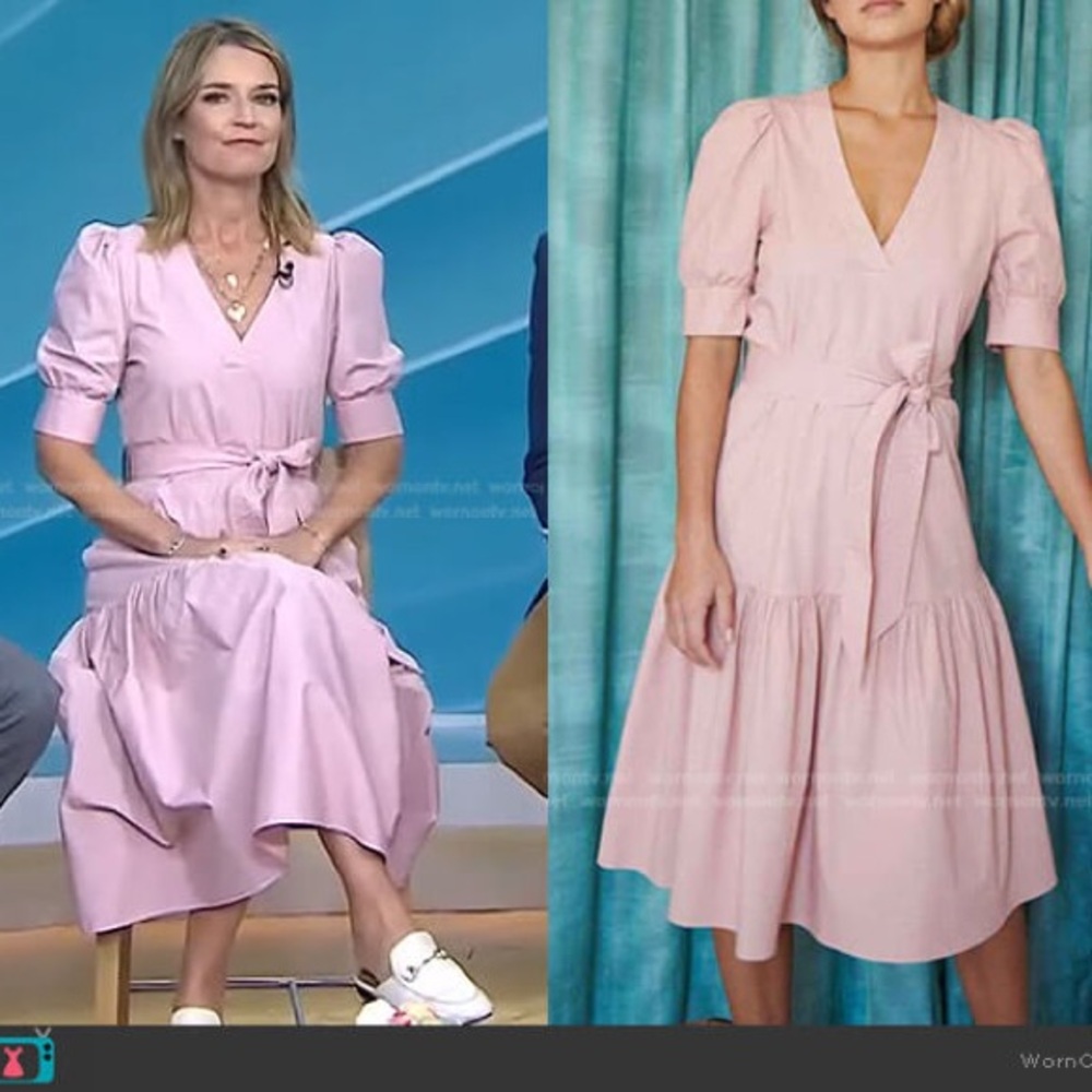Elegant Pink Midi Dress